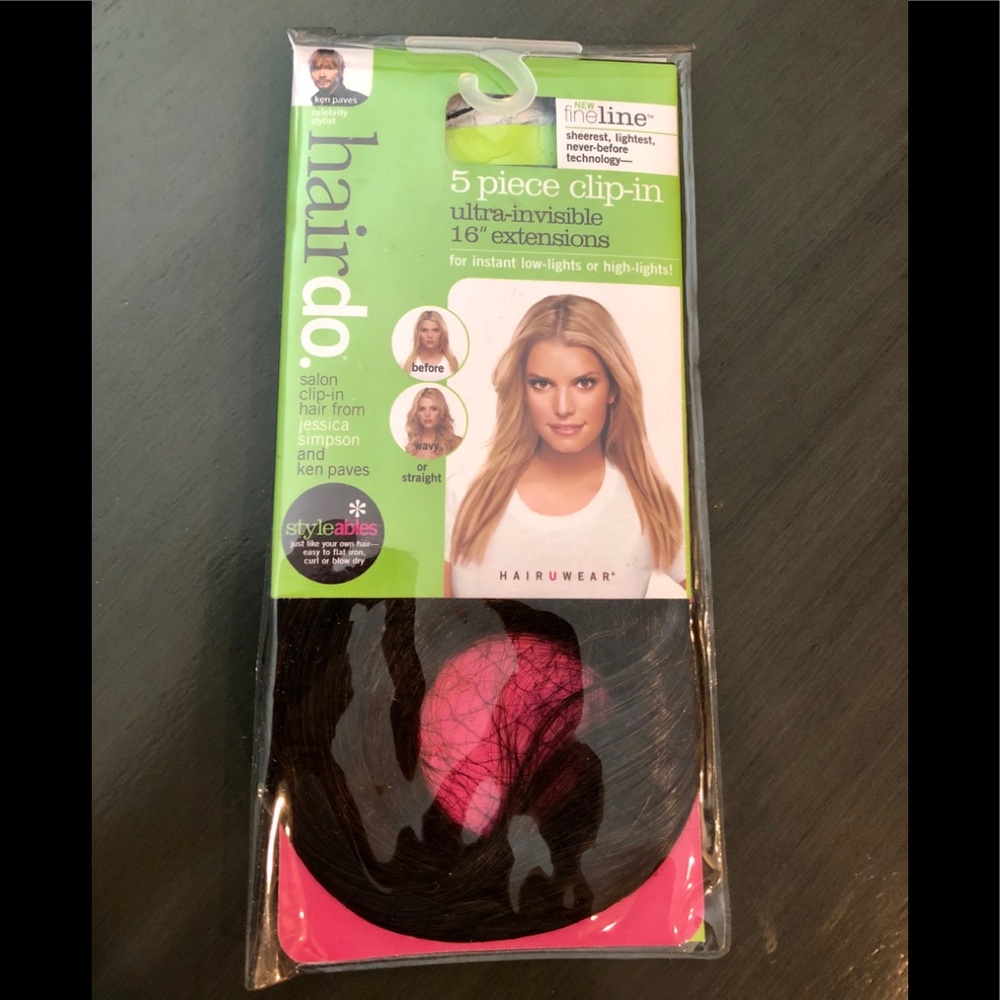 Jessica Simpson Hairdo 16 inch hair extensions
